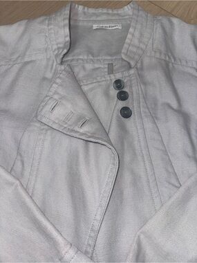 Calvin Klein asymmetrical canvas moto jacket size medium